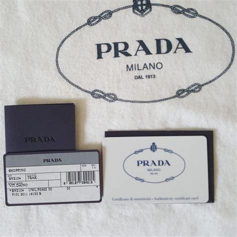 certificate of authenticity prada|Prada in multi color letters.